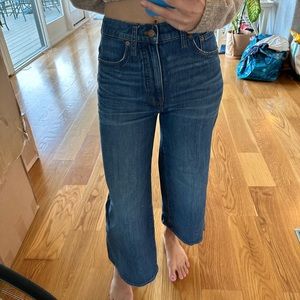 Madewell Wide Leg Crop Jean